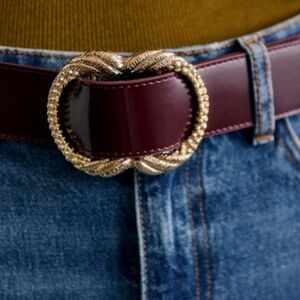 SEZANE ARTEMIS BELT ICY PURPLE